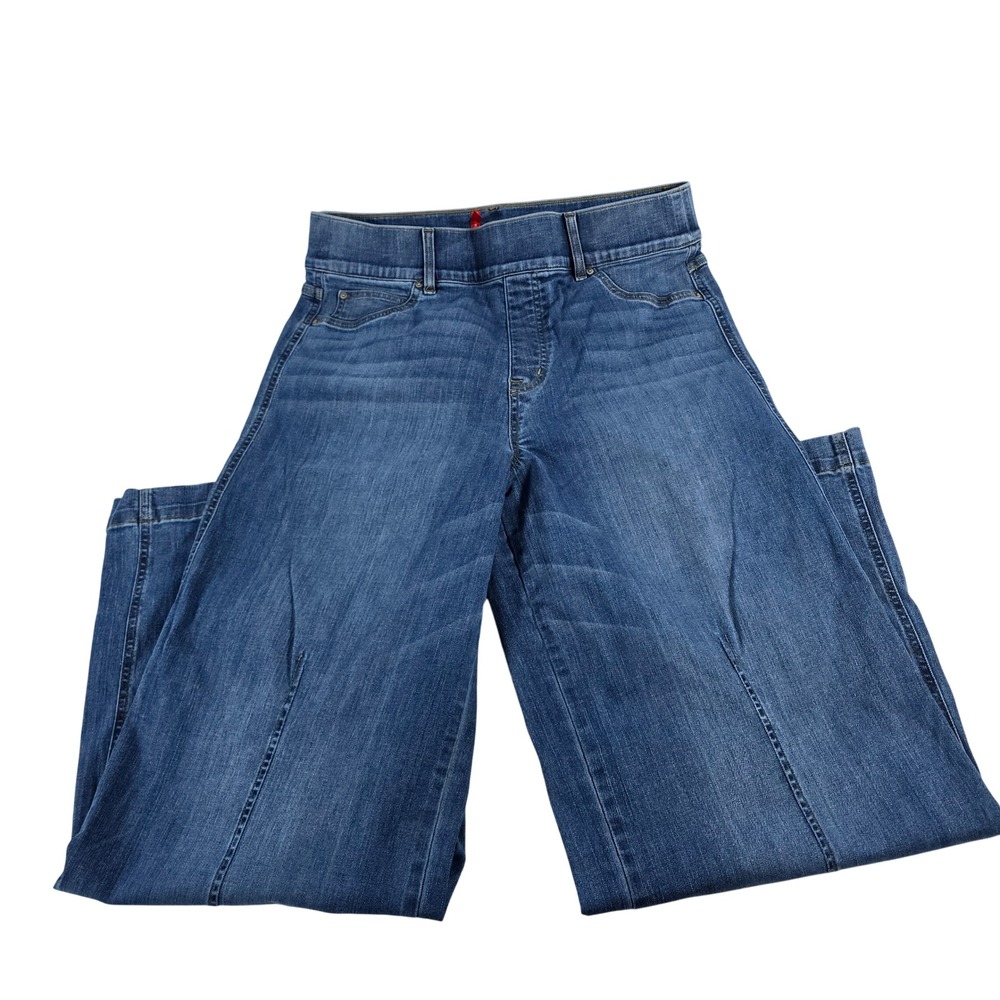 Spanx Flare Jeans‎ Vintage Indigo High Waisted Pull On Denim 20407R Womens 1X